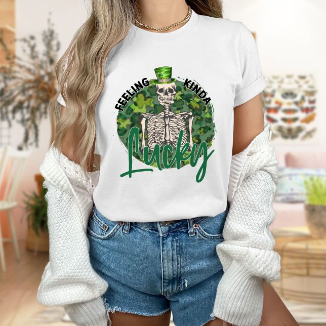 Sintiendo algo de suerte, camiseta del Día de San  (Subido por el creador)