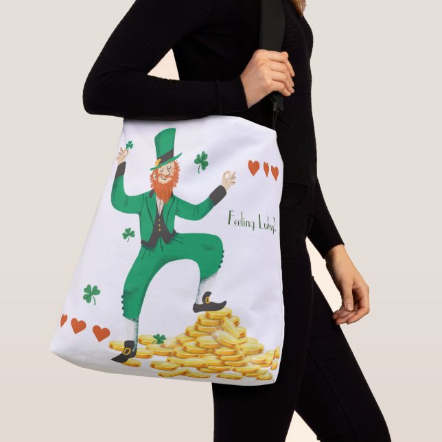 Sintiendo la bolsa de suerte (Detalle)