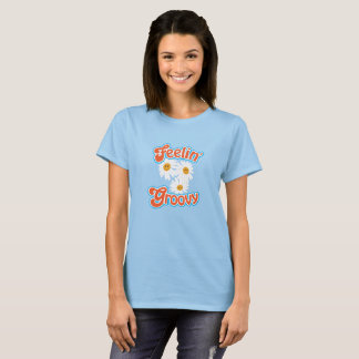 Sintiendo la camiseta de cuello-V de las mujeres G