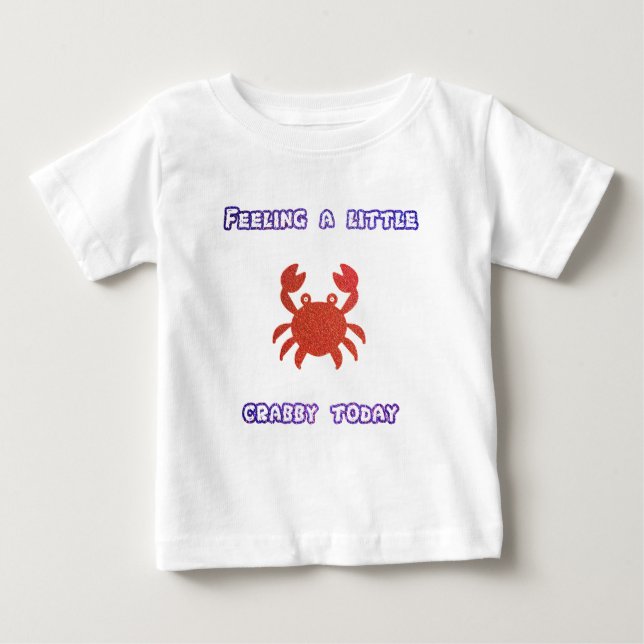 Sintiendo un poco de cangrejo hoy en la camiseta (Anverso)