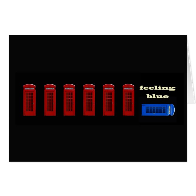 Sintiéndose como el Londres azul Inglaterra (Anverso (Horizontal))