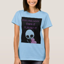 Sintiéndose Sexy Poseerlo Lucirlo Camiseta Azul Cl