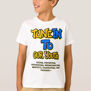 Sintonizar En La Camiseta Juvenil Graffitti