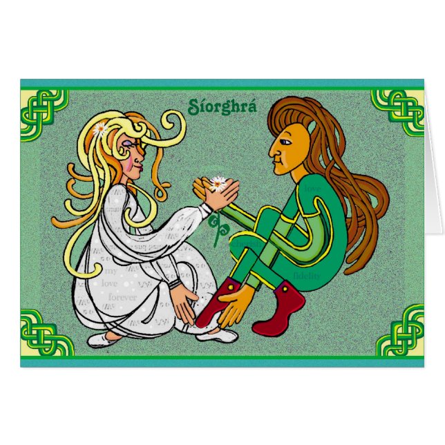 Síorghrá - Amor eterno en irlandés (Anverso (Horizontal))