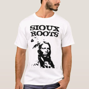 SIOUX RASTREA CAMISETAS NATIVAS AMERICANAS DULCES