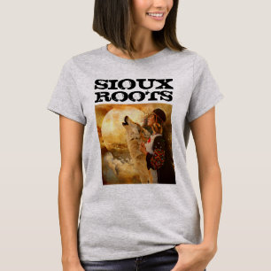 SIOUX ROOTS LADIES MUJERES DULCES CAMISETAS