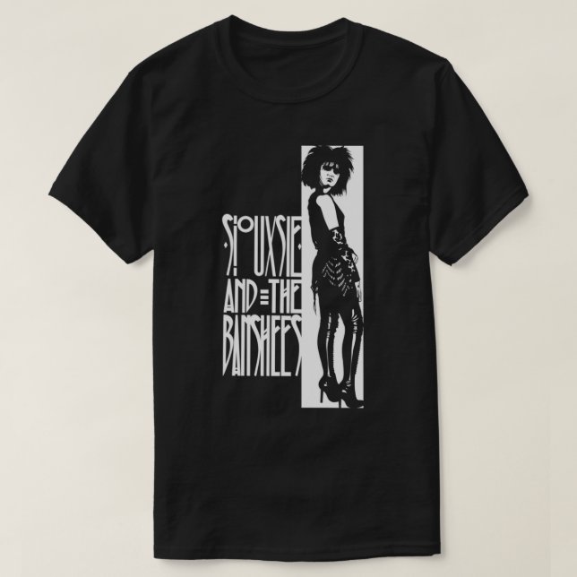 Siouxsie y la camiseta esencial blanca de los Bans (Diseño del anverso)