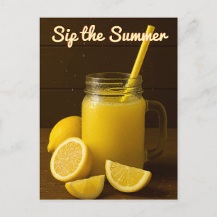 Sip el verano - Postal de jugo de limón