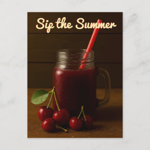 Sip el verano - Postales de jugo de cereza