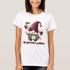 SIP, GNOME, WHINE Wine Aovers Cae camiseta