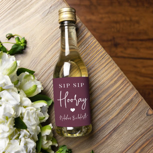 Sip Sip Hooray Bachelorette Party Favor