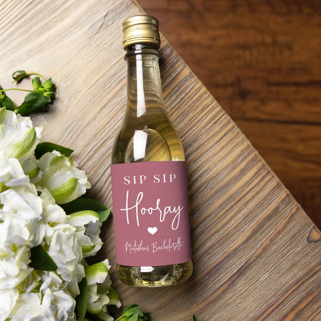 Sip Sip Hooray Bachelorette Party Favor (Subido por el creador)