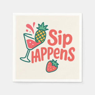 Sip sucede la servilleta de papel - CherryBombCo