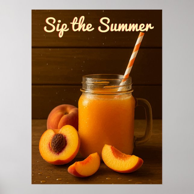 Sip the Summer - Impresión de Posters de jugo de m (Frente)