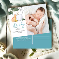 Sip y ver invitaciones de ducha de bebé caer Fox