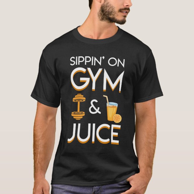 Sippin en la camisa del amante del jugo del (Anverso)