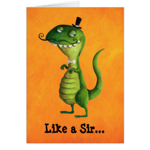 Sir T-rex con los bigotes