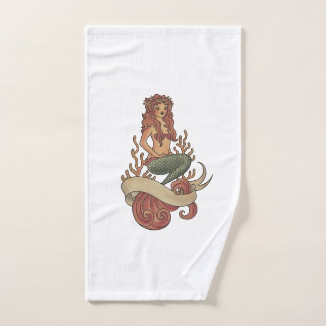 sirena (Toalla de mano)