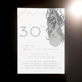 Sirena adulta CUALQUIER Sorpresa Invitación a Cump