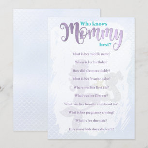 Sirena Baby Shower que conoce las mejores tarjetas