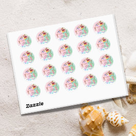 Sirena Bajo El Mar Gracias Pegatinas