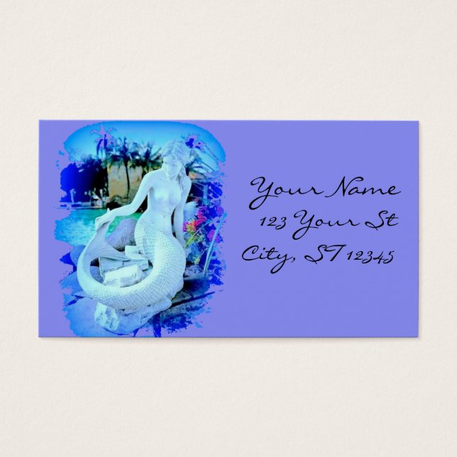 Sirena blanca sentada Thunder_Cove (Frente)