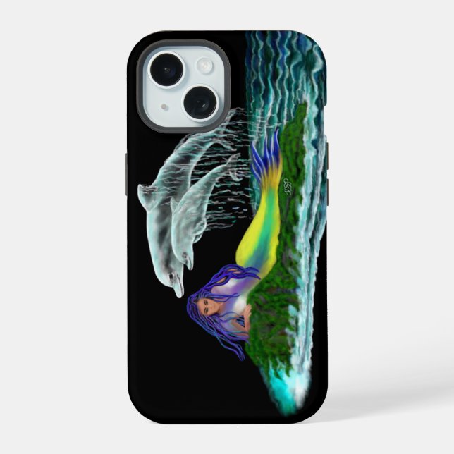 Sirena con delfines (Reverso )
