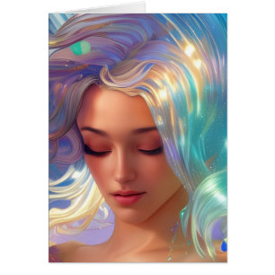 Sirena con el pelo sumergido todas las ocasiones G