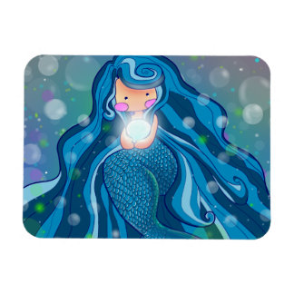 Sirena con imán de primera calidad de perla brilla