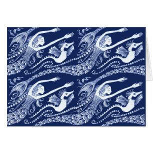 Sirena con las perlas y el Seahorse