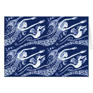 Sirena con las perlas y el Seahorse