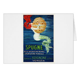 Sirena de 1920 italianos con el poste de la