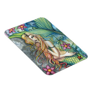 Sirena de Agua Dulce Imán de Vinilo