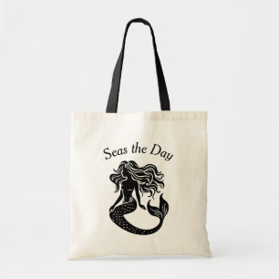 Sirena de Bolsas de Tote Personalizadas Seas the