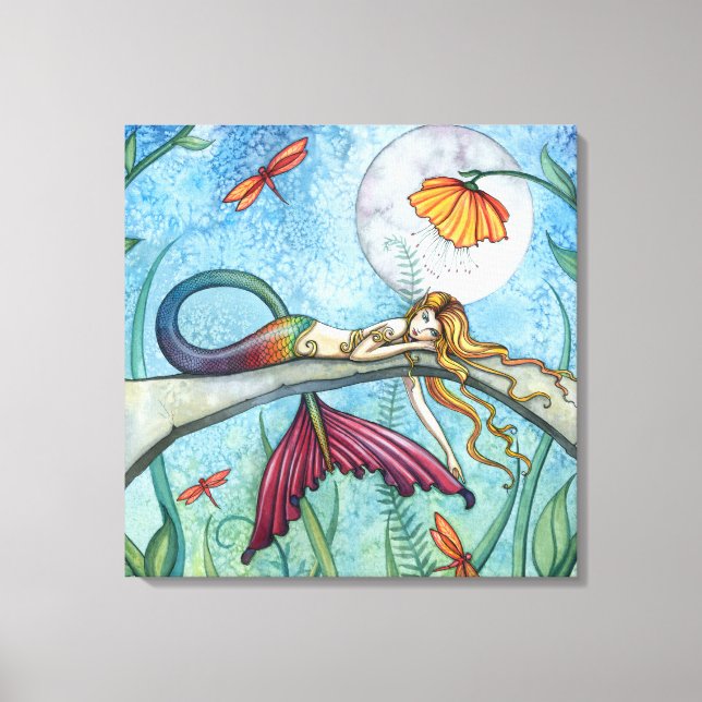 Sirena de Down by the Pond Arte de Molly Harrison (Anverso)