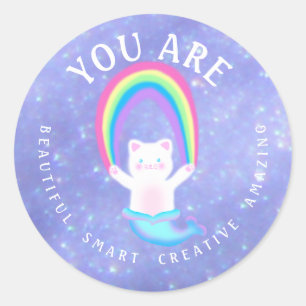 Sirena de gatos - Pegatinas esparcen