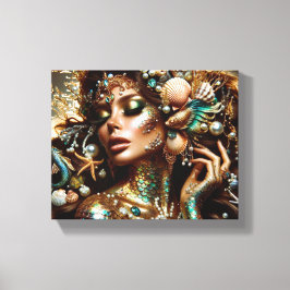 Sirena de impresión de lienzo estirado