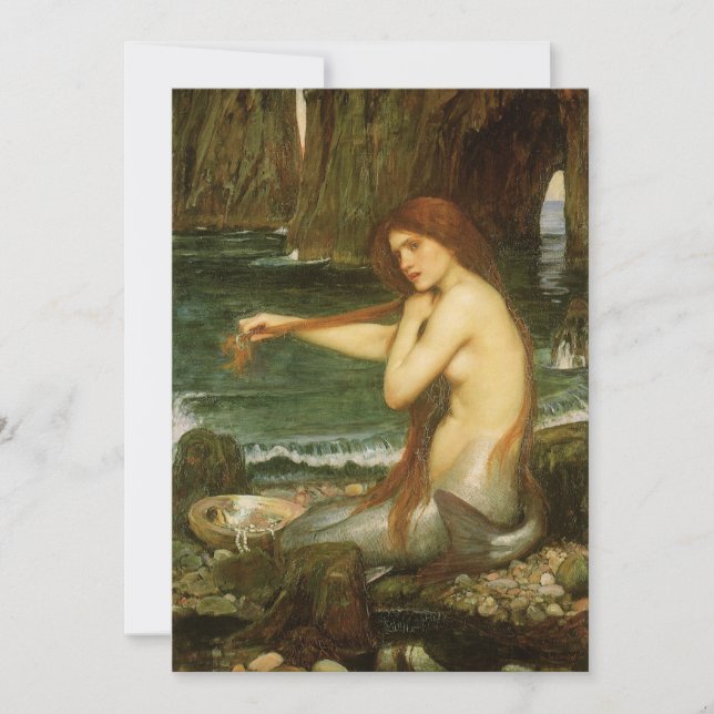 Sirena de John William Waterhouse (Anverso)