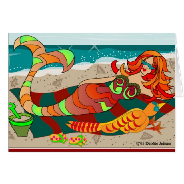 Sirena de la Costa del Pacífico de Debbie Jensen (Anverso (Horizontal))