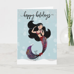 Sirena de Navidad Diamante Brillo
