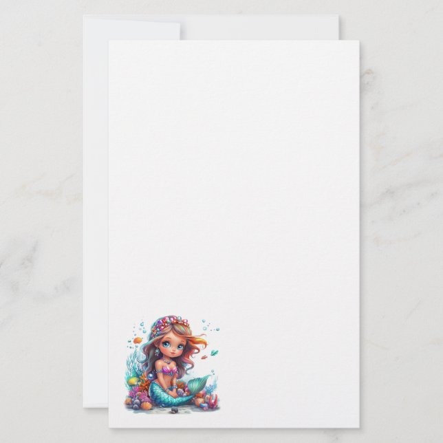 Sirena de papelería (Anverso)