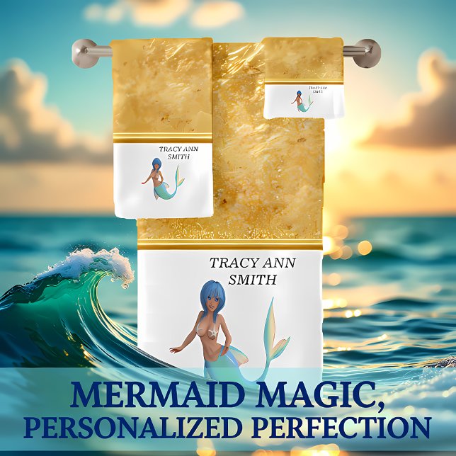 Sirena de pelo turquesa y cola (Subido por el creador)