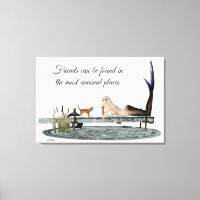 Sirena En Bote Dock Impresión De Lienzo Estirado