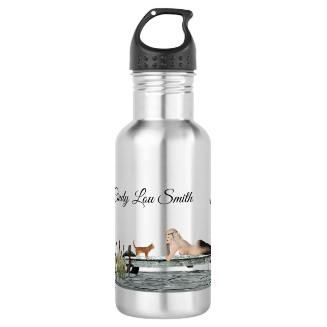 Sirena En Botella De Agua Dock (Anverso)