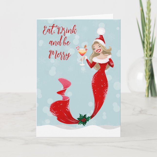 Sirena Feliz Navidad Come Bebe Alegre (Anverso)