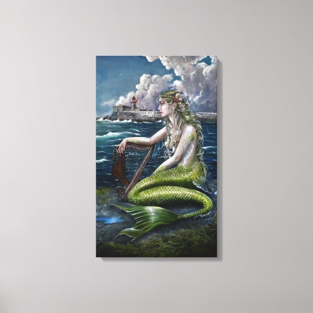 Sirena irlandesa con la impresión de lienzo arduo (Anverso)