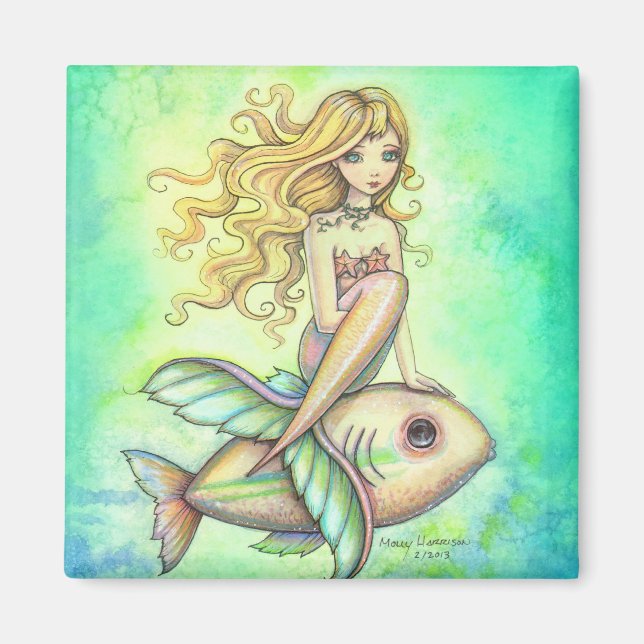 Sirena Linda y Pez Imán (Frente)