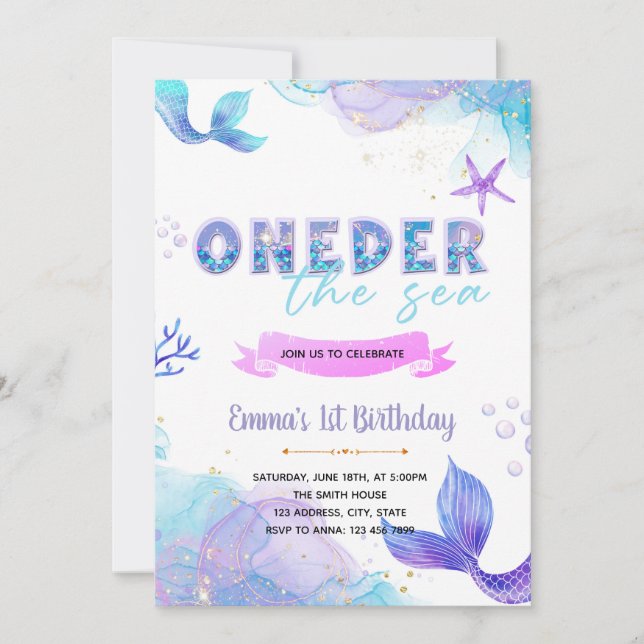 Sirena Oneder la invitación al mar (Anverso)