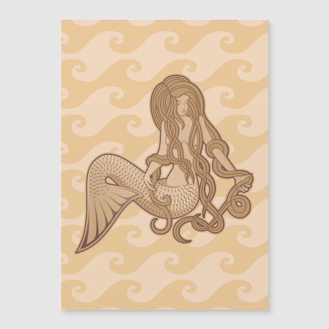 Sirena sentada (Anverso)