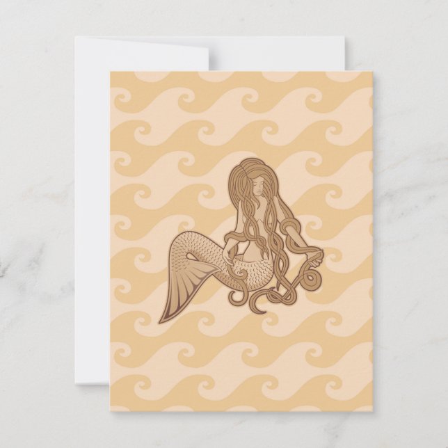 Sirena sentada (Anverso)